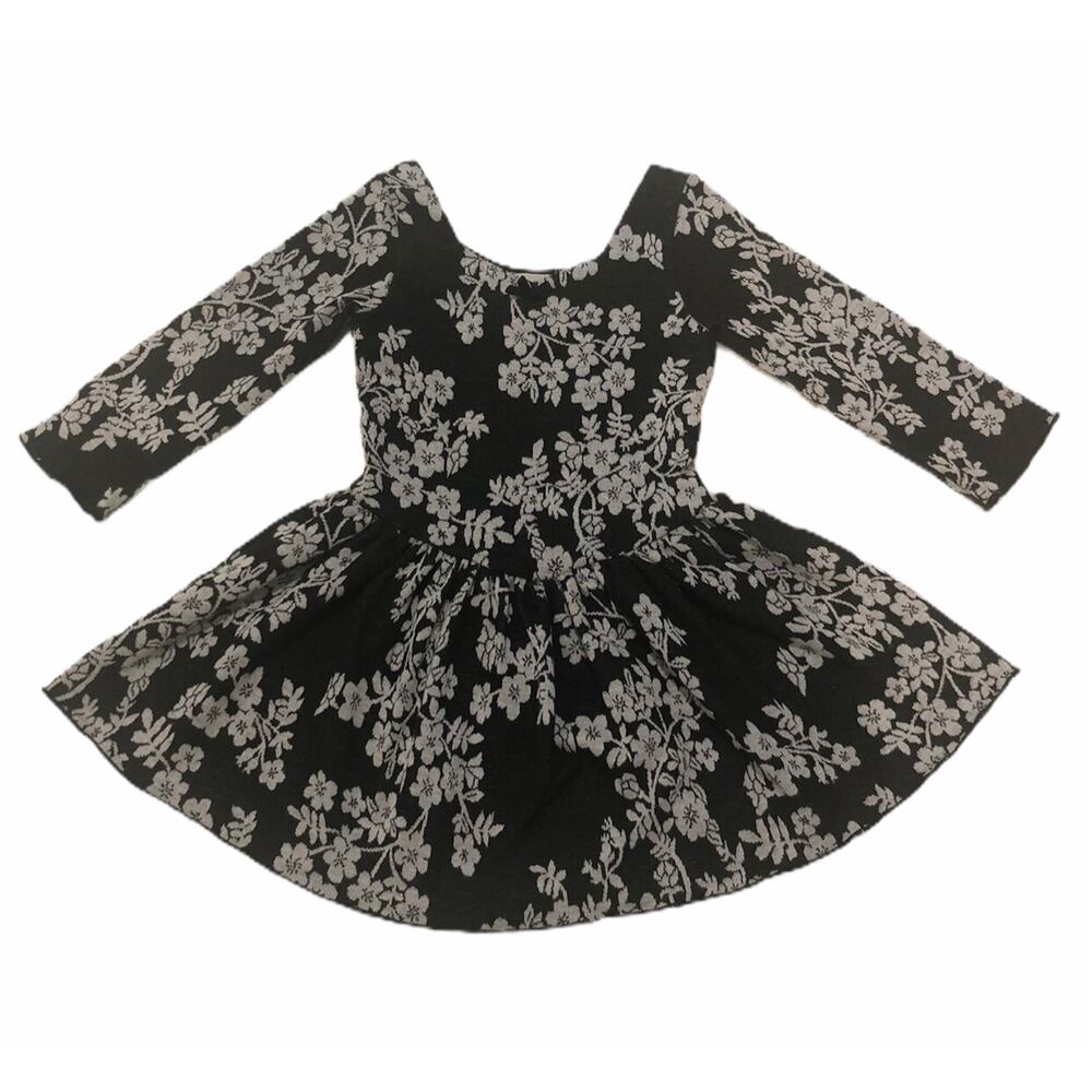Girl And A Mouse Floral Twirly Dress